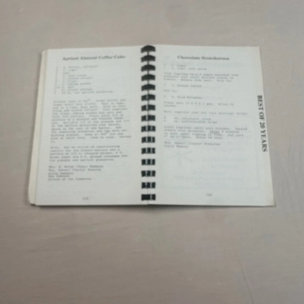 Vintage 1986 Symphony of Cooking 20th Annual Gourmet Day Spiral Cookbook Tabbed